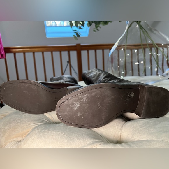 Guccissima Calfskin Miro Soft Knee High Riding Boots in Chocolate - Picture 5 of 12